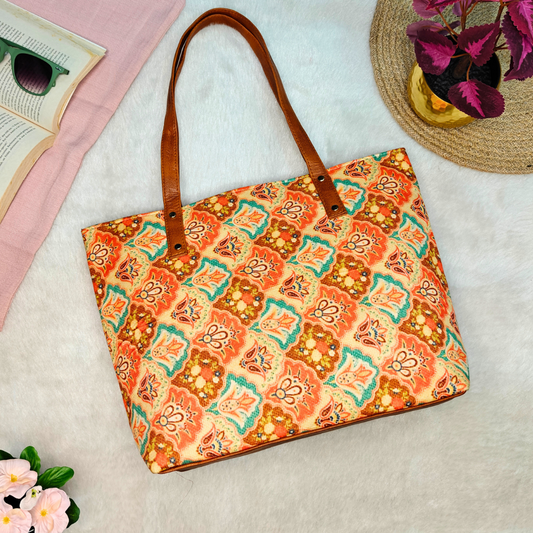 Everyday Tote bags for Women - Mughal Motif