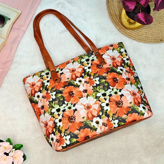 Everyday Tote bags for Women - Floral - Surovi Bags