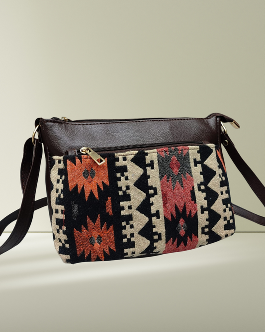 Balloon Sling - Orange Tribal Weave