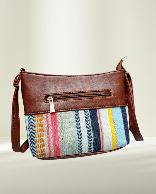 Everyday Explorer Sling Bag - Rainbow Weave