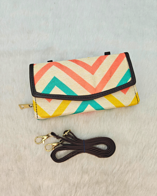 Stylish and Compact Sling Wallet - Wave