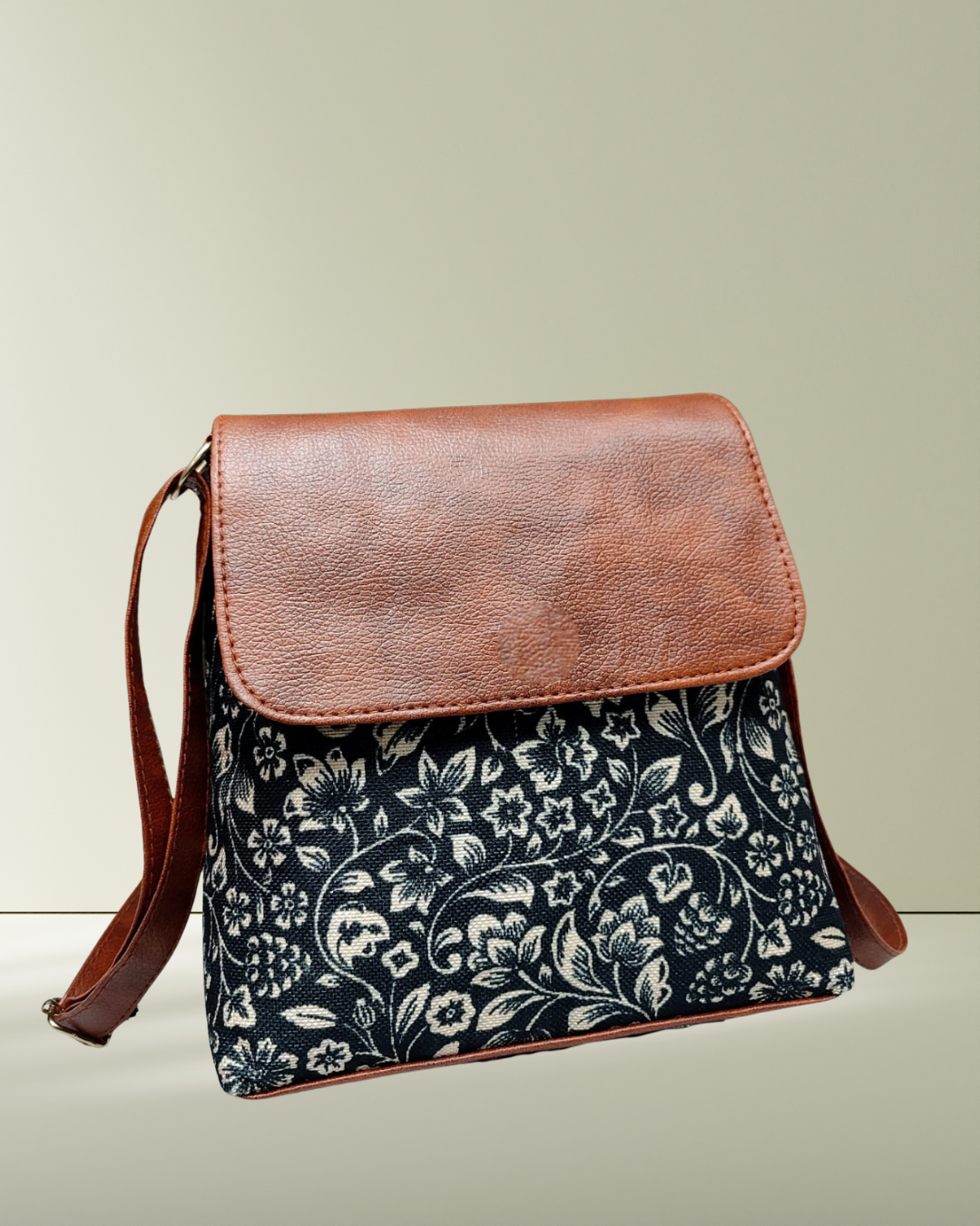 Cross Body Flap Sling - Kalamkari