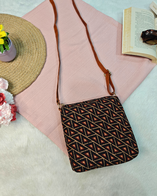 EveryDay Pouch Sling Bag for Women - Ajrak