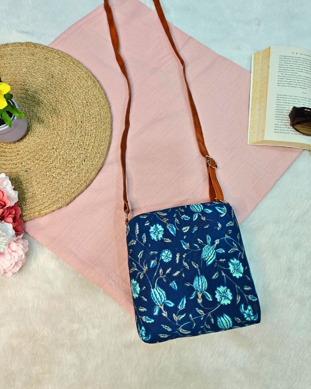 EveryDay Pouch Sling Bag for Women - Kalamkari - Surovi Bags