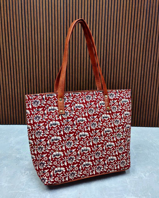 Everyday Tote bags for Women - red