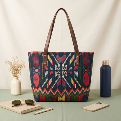 Everyday Jacquard Tote bags for Women - Tribal Weave