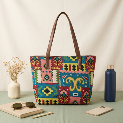 Everyday Jacquard Tote bags for Women - Collage