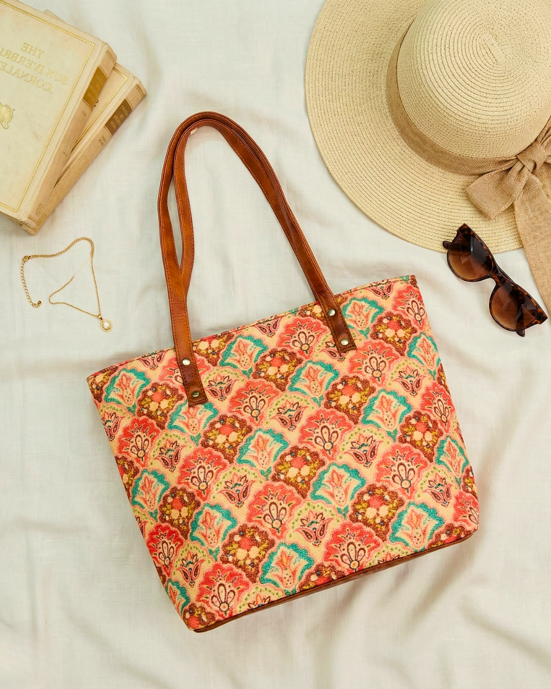 Everyday Tote bags for Women - Mughal Motif