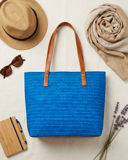 Everyday Tote bags for Women - Blue Weave