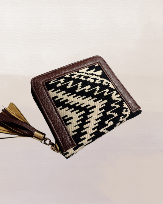 Jacquard Pocket Mini wallet - Offwhite