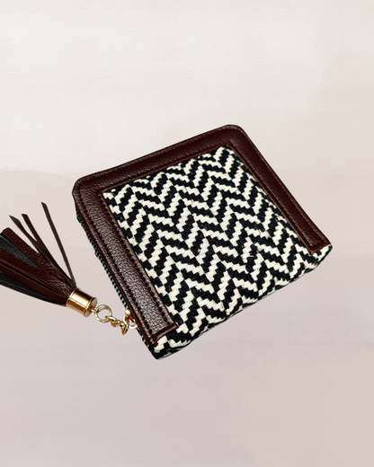 Jacquard Pocket Mini wallet - Monocrome