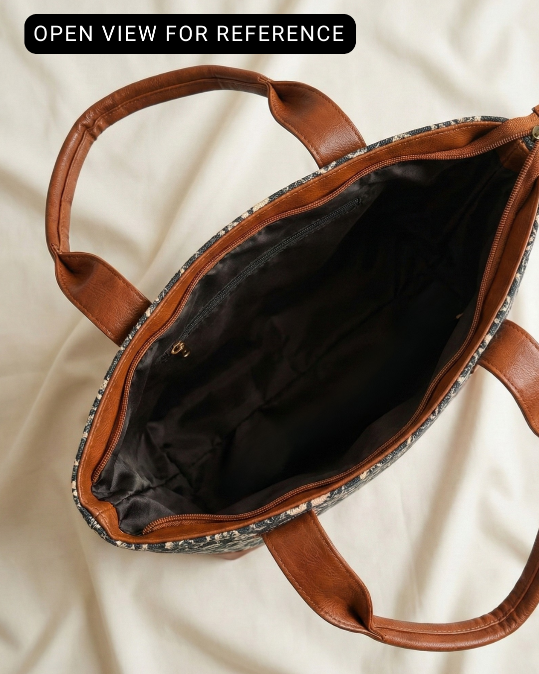 The Signature Tote - Black Kalamkari - Surovi Bags