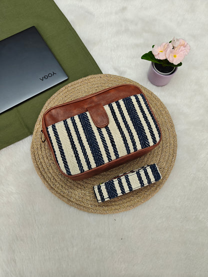 Magnetic Sling Bag Jacquard - Strips
