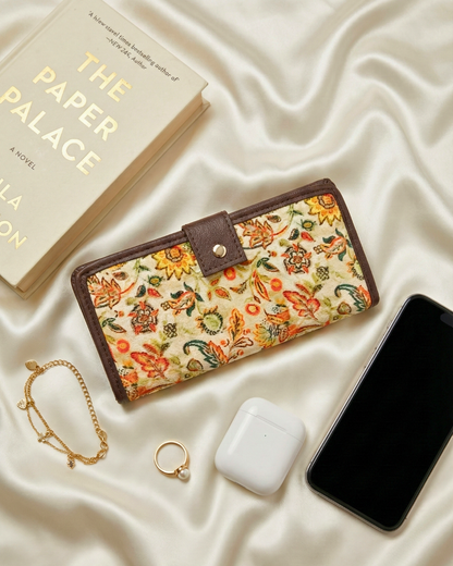 Ikkat Fusion Flap Wallet - FloMotif