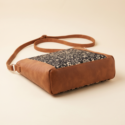 Jute Frame Sling - Handcrafted Traditional Crossbody Bag - Elephant
