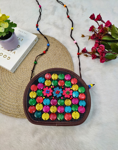 D Sling - Coconut Shell Beaded Bags