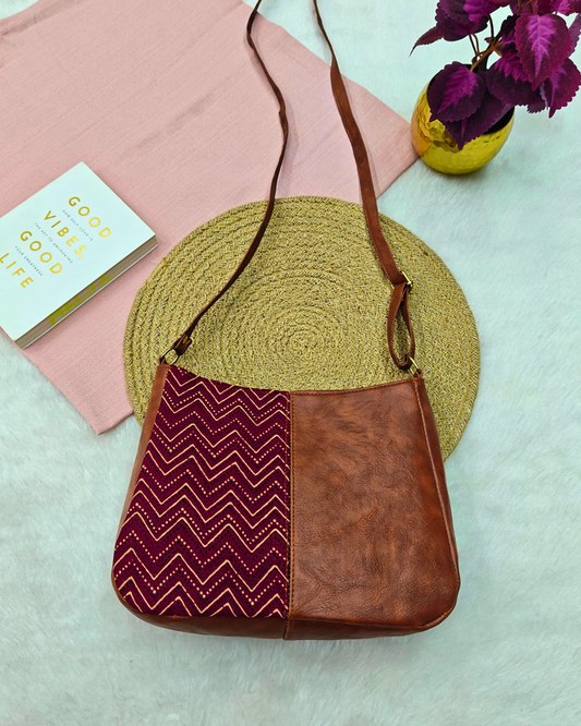 Combination Sling bag for Women - Red