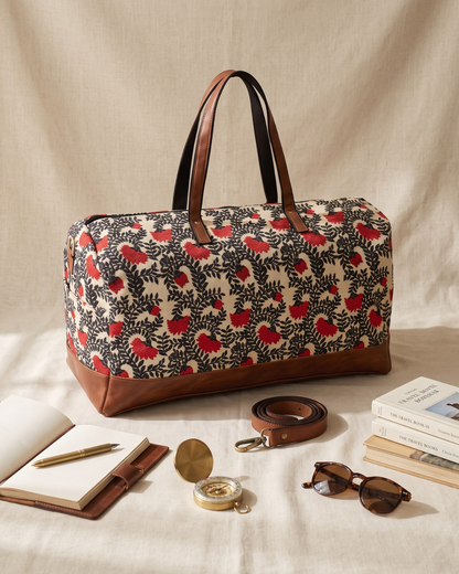 Premium Travel Duffle Bag - Spacious Weekender Luggage - Nawabi Couture