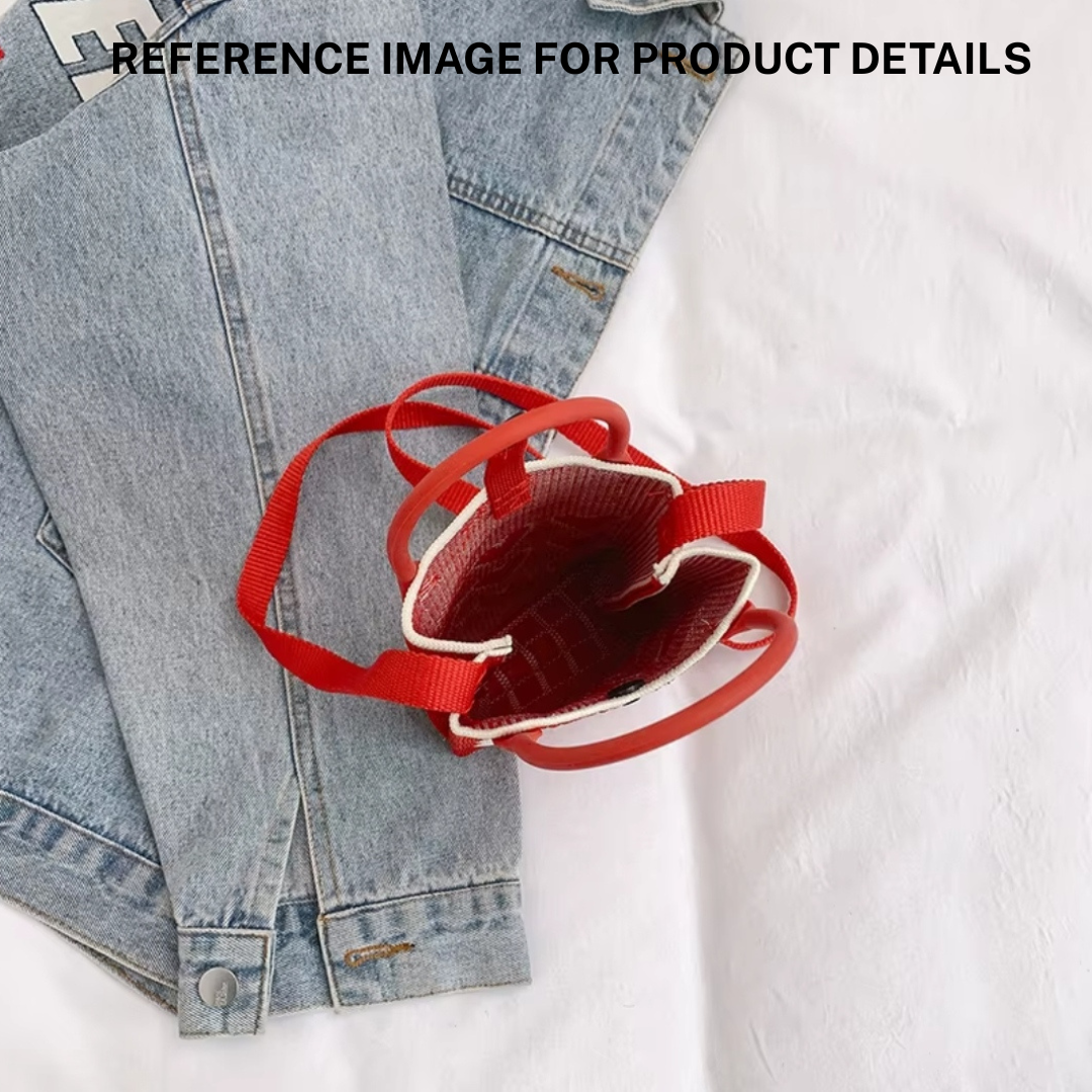 Premium Knitted Mobile Sling Bag - Ofwhite