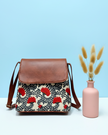 Cross Body Flap Sling - Nawabi Couture