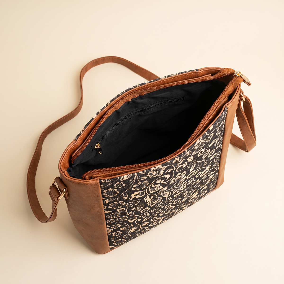 Jute Frame Sling - Handcrafted Traditional Crossbody Bag - Elephant