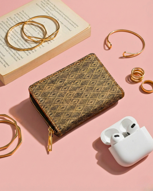 Foldable Pocket Wallet For Women - FloMotif - Surovi Bags