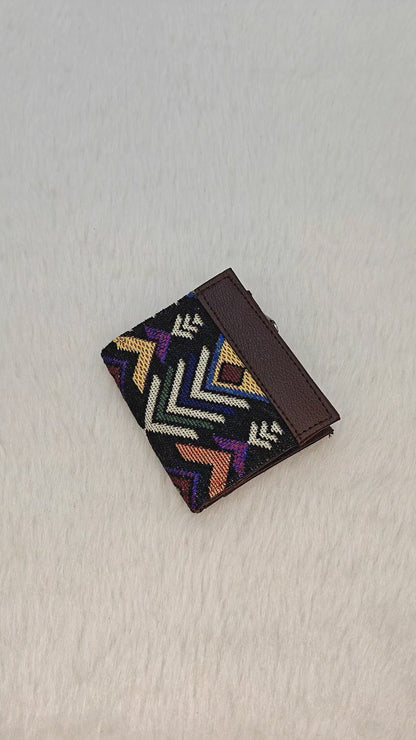 Premium Jacquard Unisex Wallet - Tribal Weave