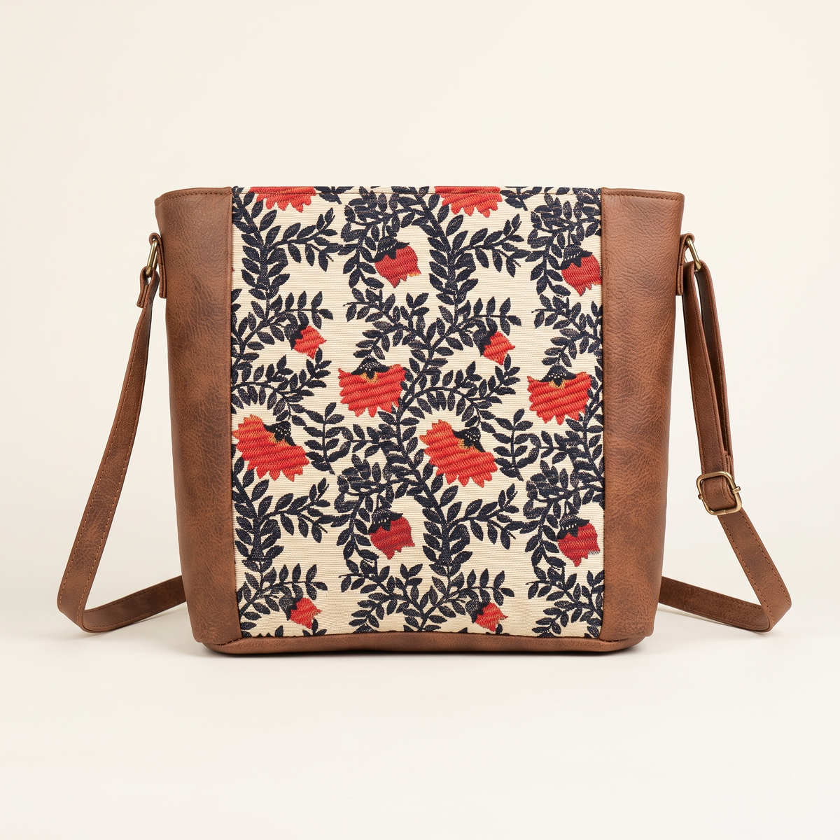 Jute Frame Sling - Handcrafted Traditional Crossbody Bag - Nawabi Couture
