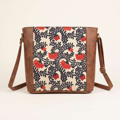Jute Frame Sling - Handcrafted Traditional Crossbody Bag - Nawabi Couture