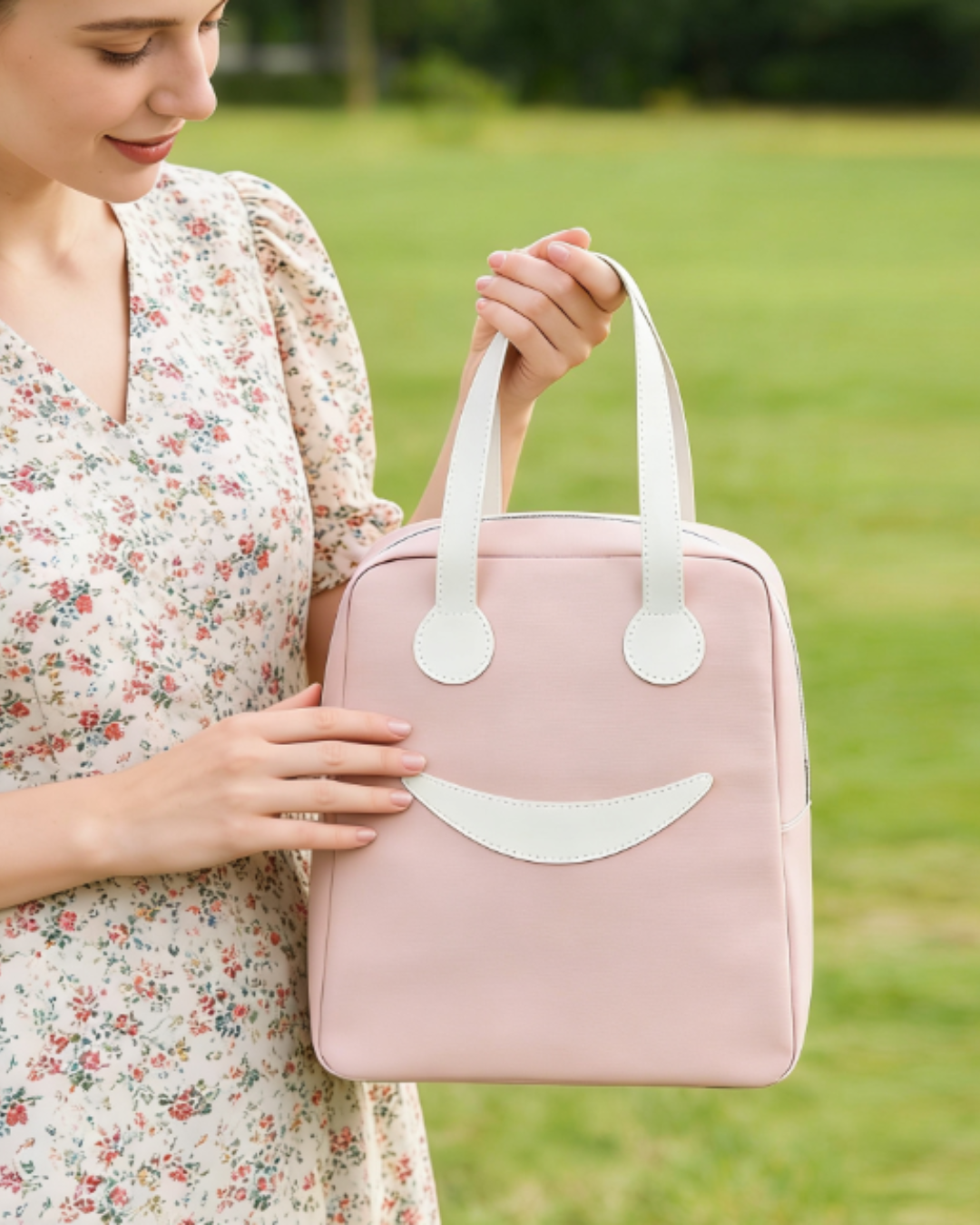 Smiley Lunch Bag - Unisex Type - Best for adults and kids