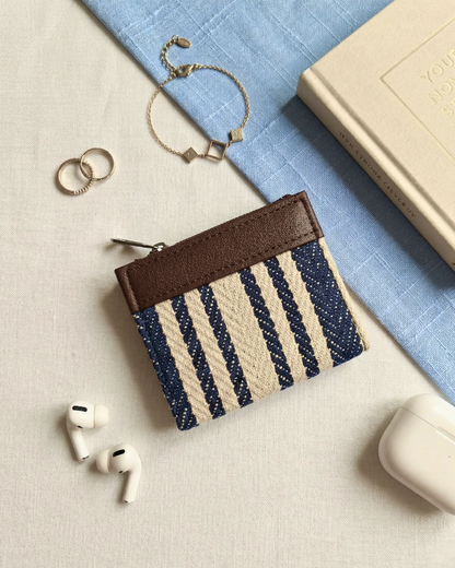 Premium Jacquard Unisex Wallet - Strips - Surovi Bags